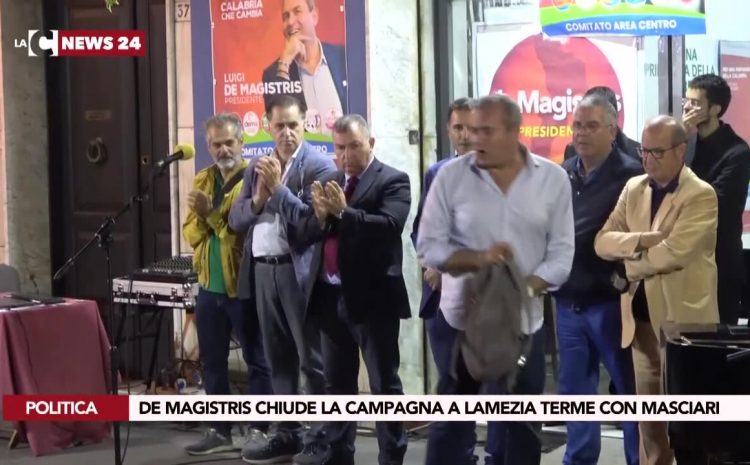 Rassegna Stampa: “Regionali, De Magistris a Lamezia con il testimone di giustizia Masciari”