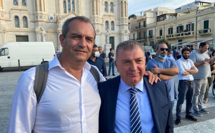 Luigi de Magistris a sostegno di Pino Masciari