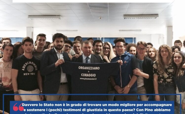  Domenico Rossi e Diego Sarno a fianco di Pino Masciari